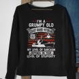 Im A Grumpy Old Coast Guard Veteran Gift Gift For Mens Sweatshirt Gifts for Old Women