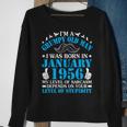 Im A Grumpy Old Man I Was Born In January 1956 Birthday Sweatshirt Gifts for Old Women