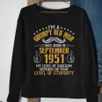 Im A Grumpy Old Man I Was Born In September 1951 Birthday Sweatshirt Gifts for Old Women