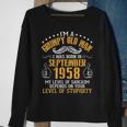 Im A Grumpy Old Man I Was Born In September 1958 Birthday Sweatshirt Gifts for Old Women