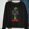 I'm The Crafty Elf Family Matching Christmas Costume Sweatshirt Gifts for Old Women