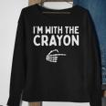 I'm With The Crayon Halloween Costume Matching Couples Sweatshirt Gifts for Old Women