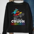 Im Ready To Crush Kindergarten Back To School Dinosaur Boys Sweatshirt Gifts for Old Women
