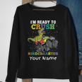 Im Ready To Crush Kindergarten Monster Truck Dinosaur Sweatshirt Gifts for Old Women