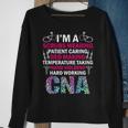 I'm A Scrubs Wearing Patient Caring Bed Making Cna Sweatshirt Gifts for Old Women