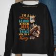 Im Strong Gemini Black Man Born A Prince Now A King Birthday Sweatshirt Gifts for Old Women
