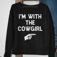 Im With The Cowgirl Costume Halloween Matching Sweatshirt Gifts for Old Women