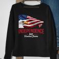 Independence Day 4Th July Flag Patriotic Eagle Sweatshirt Gifts for Old Women