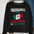 Independencia De Mexico Flag Pride Mexican Independence Day Sweatshirt Gifts for Old Women