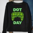 International Dot Day Video Game Lover Boys Polka Dot Gamer Sweatshirt Gifts for Old Women
