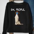 Irish Red And White Setter Ew People Dog Wearing Face Mask Sweatshirt Gifts for Old Women