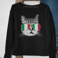 Italian Italy Flag Country Roots Cat Lover Pride Gift Family Sweatshirt Gifts for Old Women