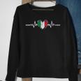 Italy Flag Heartbeat Italian Roots Vintage Sweatshirt Gifts for Old Women