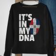 It's In My Dna Dominican Republic Flag Christmas Sweatshirt Gifts for Old Women