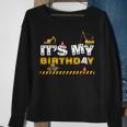 Its My Birthday Construction Family Birthday Party Sweatshirt Gifts for Old Women