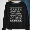 It's A Wonderful Life Every Time A Bell Rings Ugly Sweater Sweatshirt Gifts for Old Women