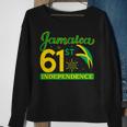 Jamaica 61St Independence Day Celebration Jamaican Flag Sweatshirt Gifts for Old Women