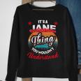 Jane Retro Name Its A Jane Thing Sweatshirt Gifts for Old Women