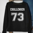 Jersey Style Challenger 73 1973 Old School Muscle Car Sweatshirt Gifts for Old Women