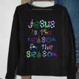 Jesus Is The Reason For The Season Cute Christmas Sweatshirt Gifts for Old Women