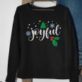 Joyful Christmas Season Holidays Thankful Inspiring Sweatshirt Gifts for Old Women