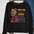 July 4Th Junenth 1865 Because My Ancestors Junenth Sweatshirt Gifts for Old Women
