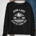 June Lake Unsalted Shark Free California Fishing Road Trip Sweatshirt Gifts for Old Women