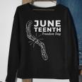 Junenth Celebrate Black Freedom 6-19-1865Sweatshirt Gifts for Old Women