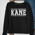Kane Surname Funny Team Family Last Name Kane Sweatshirt Gifts for Old Women