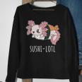 Kawaii Axolotl Cute Japanese Sushi Sweatshirt Gifts for Old Women