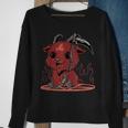 Kawaii Goth Satanic Baby Baphomet Sweatshirt Gifts for Old Women