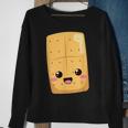 Kawaii Halloween Group Costume Party S'mores Graham Cracker Sweatshirt Gifts for Old Women