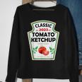 Ketchup Costume Matching Couples Groups Halloween Ketchup Sweatshirt Gifts for Old Women