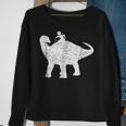Kids Riding Funny Dinosaur Cute Funny Dino Gift Dinosaur Funny Gifts Sweatshirt Gifts for Old Women