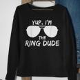 Kids Yup Im The Ring Dude Funny Kids Ring Bearer Sweatshirt Gifts for Old Women