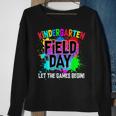 Kindergarten Field Day Let The Games Begin Funny School Trip Sweatshirt Gifts for Old Women