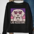 Lab Assistant Dog Lover Owner Pet Animal Labrador Retriever Sweatshirt Gifts for Old Women