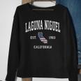 Laguna Niguel California Ca Vintage American Flag Sports Des Sweatshirt Gifts for Old Women