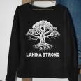 Lahina Strong Maui Banyan Tree Wildfire Hawaii Fire Survivor Sweatshirt Gifts for Old Women