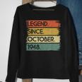 Legend Since October 1948 75 Years Old 75Th Birthday Sweatshirt Gifts for Old Women