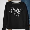 Leopard Love Real Estate Life Realtor Life House Investment Sweatshirt Gifts for Old Women