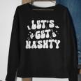 Let's Get Nashty Nashville Bachelorette Party Bridal Country Sweatshirt Gifts for Old Women