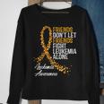 Leukemia Awareness Friends Support Blood Cancer Sweatshirt Gifts for Old Women