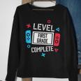 Level 1St Grade Complete Video Game Happy Last Day Of School Sweatshirt Gifts for Old Women