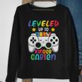 Level Up To Kindergarten Back To School Video Games Boys Sweatshirt Gifts for Old Women