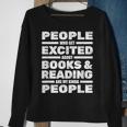 Librarian Book Books Lover Reading Bookworm Librarian Reading Funny Designs Funny Gifts Sweatshirt Gifts for Old Women