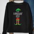 Library Elf Library Assistant Christmas Party Pajama Sweatshirt Gifts for Old Women