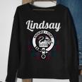 Lindsay Clan Scottish Name Coat Of Arms Tartan Sweatshirt Gifts for Old Women