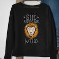 Lion She Keeps Me Wild Gifts For Lion Lovers Funny Gifts Sweatshirt Gifts for Old Women