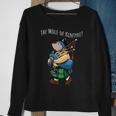 The Little Mole Of Kintyre Playing Bagpipes Sweatshirt Gifts for Old Women